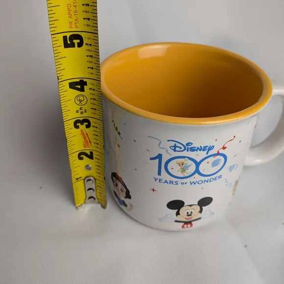 DISNEY 100 Years Of Wonder Anniversary Coffee Mug Collectible GREAT Condition - Picture 7 of 8